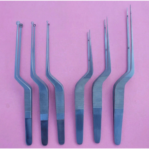 Neurosurgical Yasargill Tumor & Micro Bayonet Forceps Set oF 6