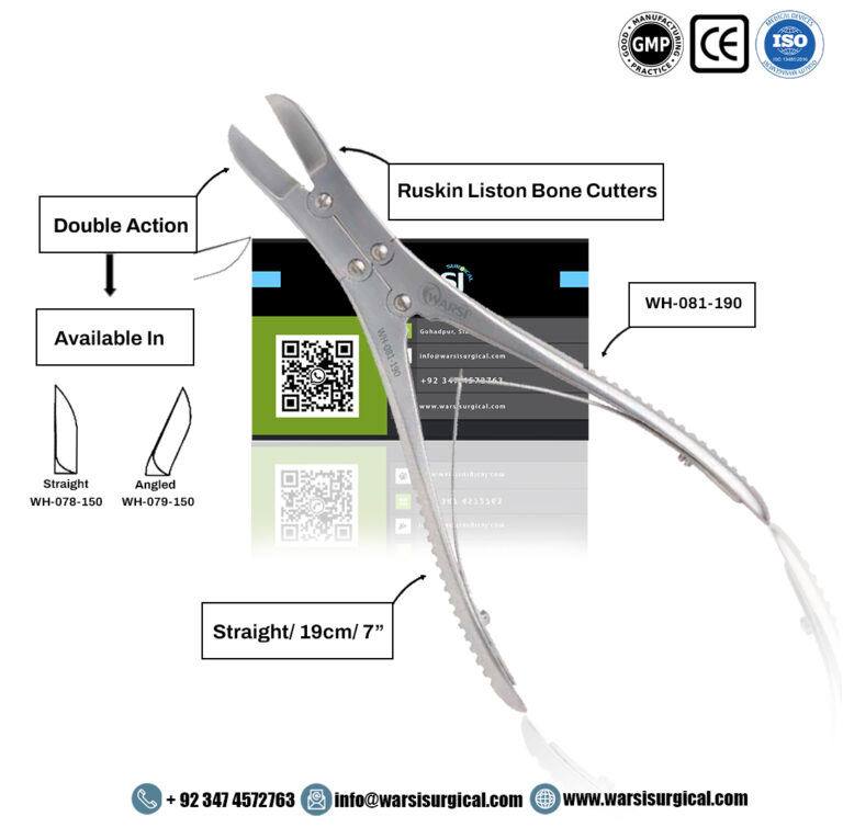 Ruskin Liston Double Action Small Bone Cutter 19 cm — B2B Wholesale Instrument