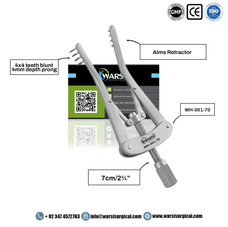 Alms Retractor 7 cm