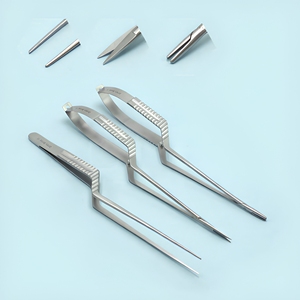 Yasargil Micro Bayonet Scissors Needle Holder Forceps Set 9 Inch German Stainless Steel Reusable Neurosurgical Microsurgery