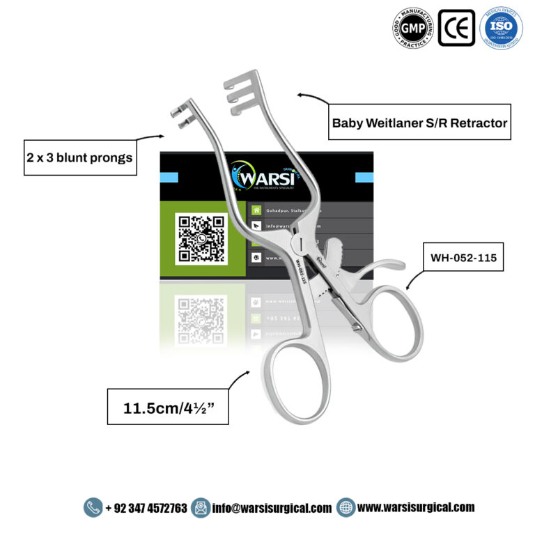 Baby Weitlaner S/R Retractor 11.5 cm