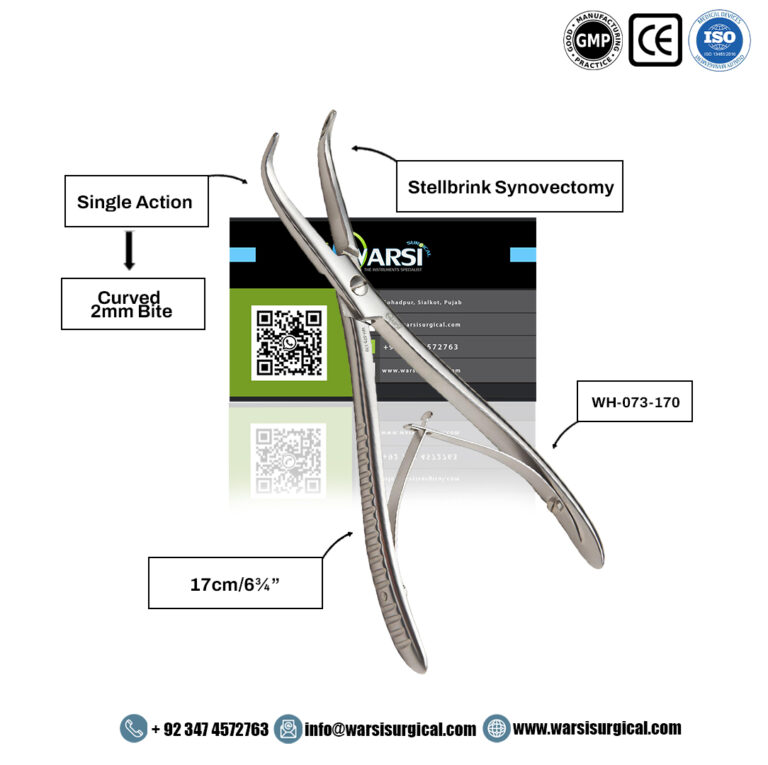 Stellbrink Synovectomy Nibbler 17 cm — Specialized Rongeur