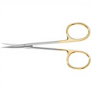 Iris Onyx Scissors 4-1/2″ (11.5cm) – Tungsten Carbide Sharp-Tip Surgical Scissors for Tissue & Suture Cutting