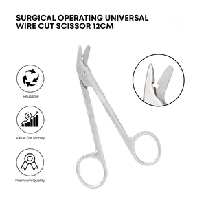 High Quality Tungsten Carbide Universal Wire Cutting Scissors 12cm Stainless Steel Dental Orthopedic Instruments
