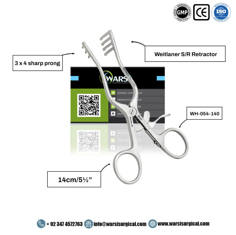 Weitlaner S/R Retractor 14 cm